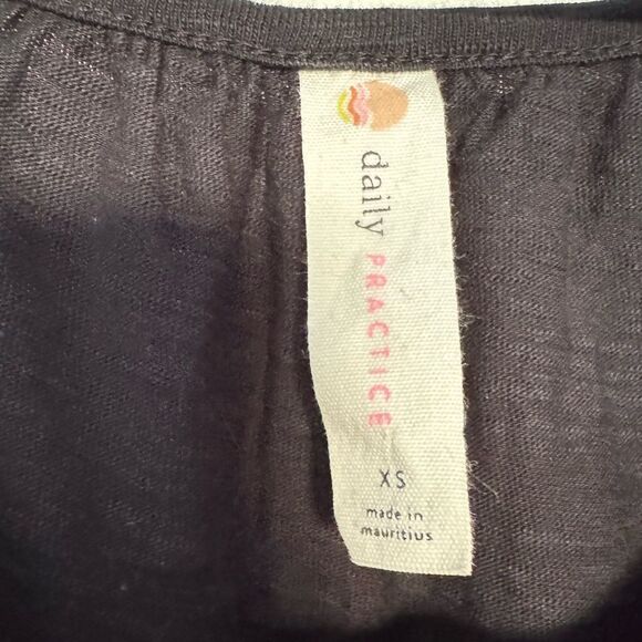 NWOT Anthropologie x Daily Practice Black Knit Mini Dress XS - Picture 9 of 9